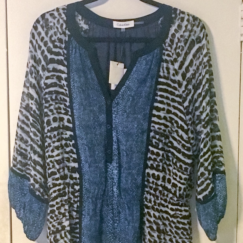 CALVIN KLEIN TUNIC ANIMAL PRINT LARGE